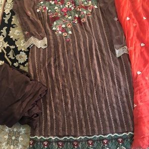 COPY - Women 3 Piece chiffon Salwar Kameez